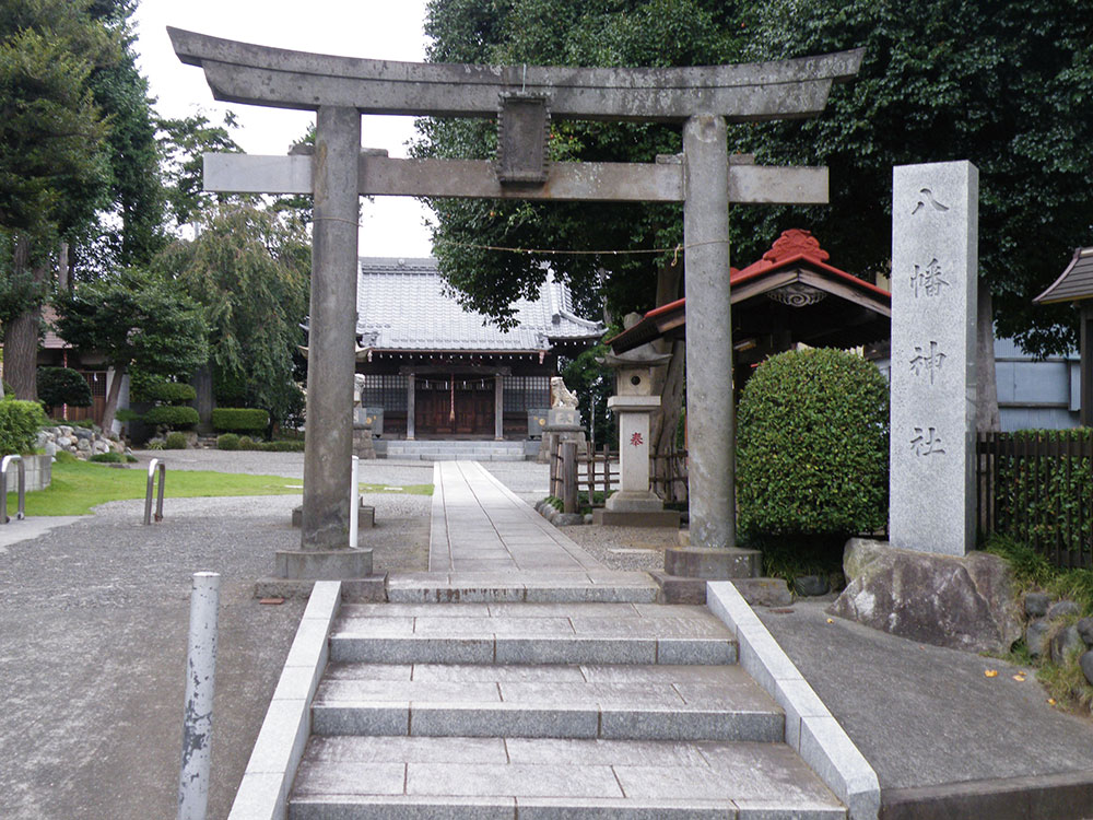 松見八幡（はちまん）神社と周辺